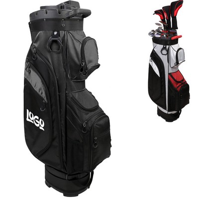 Durable Spacious Nylon Golf Club Bag for Golfers
