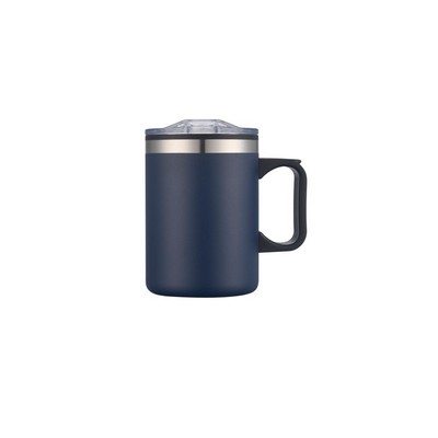 Endura 14 oz Navy Double Wall Camping Mug w/ Handle