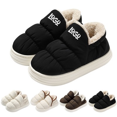 Waterproof cotton slippers