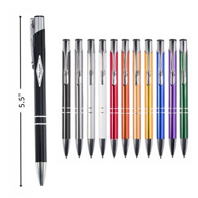 Metal Ballpoint Pen with Detachable Design
