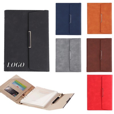 A5 Refillable Tri-Fold Notebook
