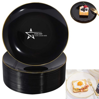 7.5" 10" Disposable Plastic Round Plates