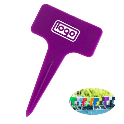 Plastic T-shape Horticultural Flower Plant Tag