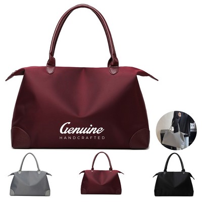 Oxford Cloth Underarm Tote Bag