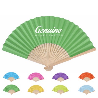 Paper Bamboo Folding Fan