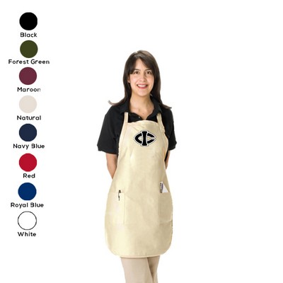 Full Length Apron with Adjustable Neck