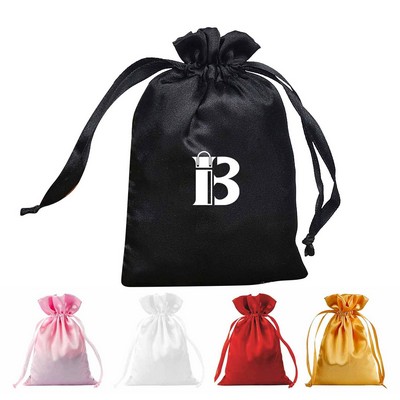 Satin Gift Bags Jewelry Drawstring Pouch