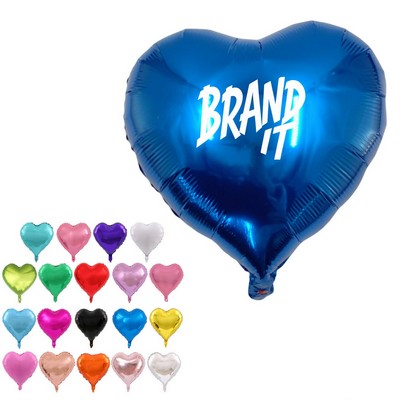 18" Decorator Heart Shape Foil Balloon