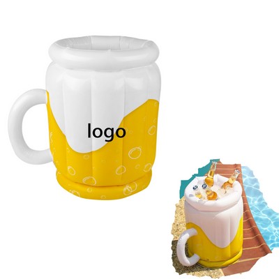 Inflatable Beer Mug Pool Cooler
