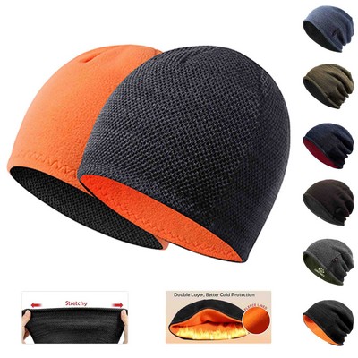 Skull Cap Beanie Sleep Hat Multifunctional Helmet Liner Cap For Men and Women