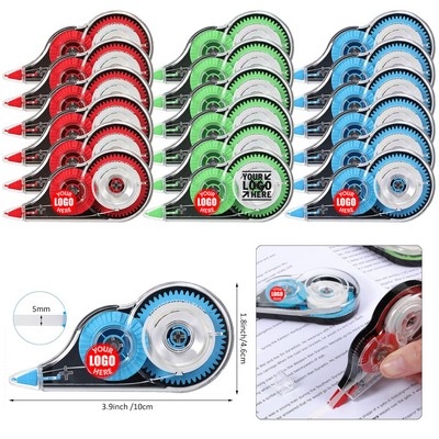 White Fluid Easy To Use Applicator Corrector Tape Correct Wrong Writing Eraser