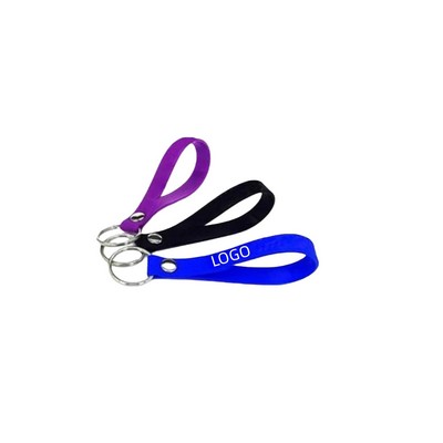Custom Silicone Wristband Keychain