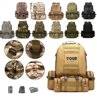 High Capacity Tactical Backpack Military Army Rucksack