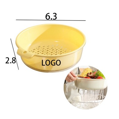 Kitchen Double-Layer Drain Basket