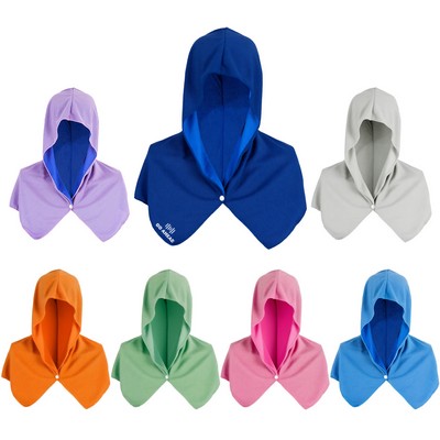 Sun Protection Cooling Hoodie Towel