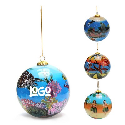 Christmas Tree Glass Ornaments