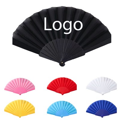 Logo Printed Folding Fan
