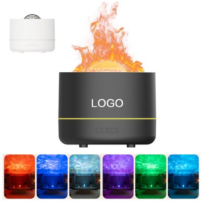 200ml Aromatherapy Essential Oil Diffuser Desk Mist Humidifier with Rotating Galaxy Light