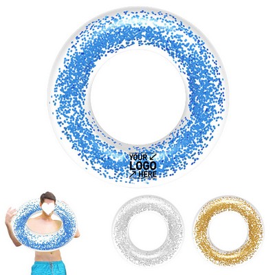 Glitter Inflatable Pool Float Ring