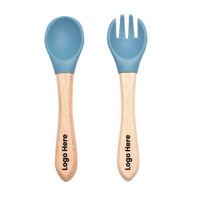 Baby Feeding Spoon and Fork Set