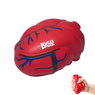 Heart with Blue Veins Stress Reliever