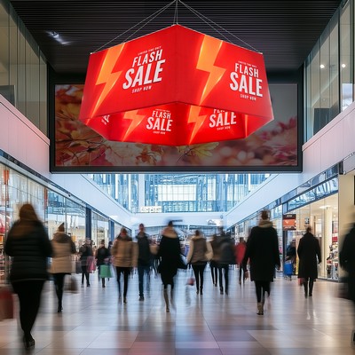 Skytube Hexagon Hanging Sign Package (8' x 4')