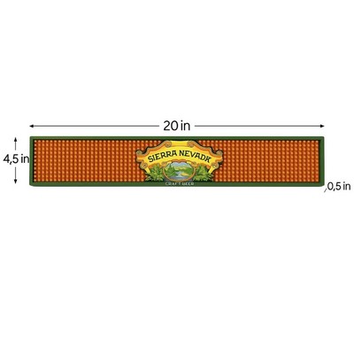 Premium PVC Bar Mat 20x4.5x0.5"