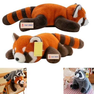 12" Plush Raccoon Throw Pillow Doll