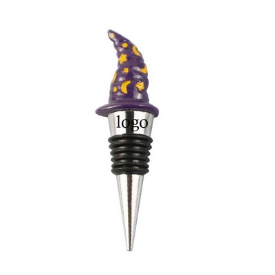 Halloween Witch Hat Shaped Wine Bottle Stopper