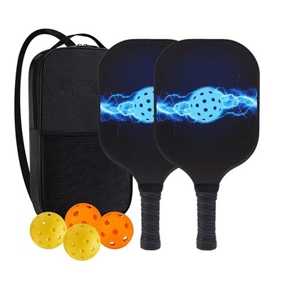 Carbon Fiber Pickleball Paddle Set