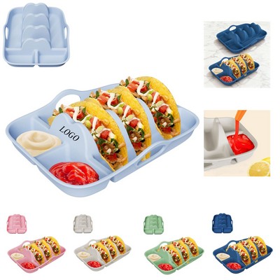 Flexible Taco Holder Stand For Tortilla And Shells