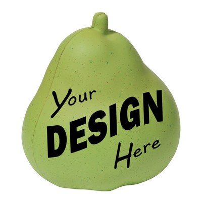 Squishy PU Pear Stress Reliever: Ultra-Soft Fake Fruit Fidget Toy for Instant Relaxation