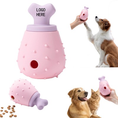 Interactive Silicone Rolling Treat Dispenser Toy