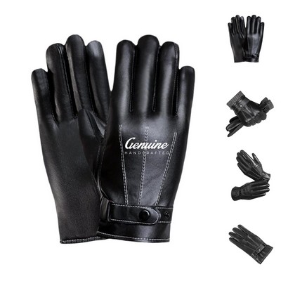 Sheepskin Leather Touchscreen Gloves