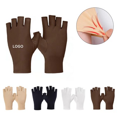 Skin Care Protect Hand Fingerless Glove