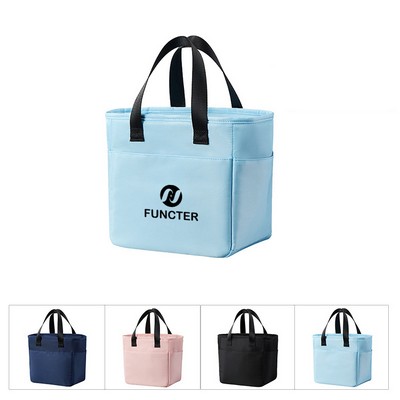 Oxford Cloth Insulated Lunch Cooler Bag