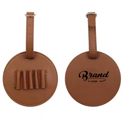 Multi-Tee Golf Leather Bag