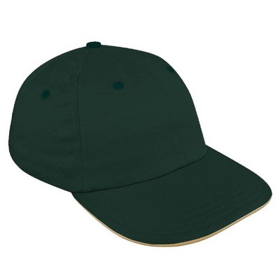 Solid Eyelets Brushed Snapback Dad Cap