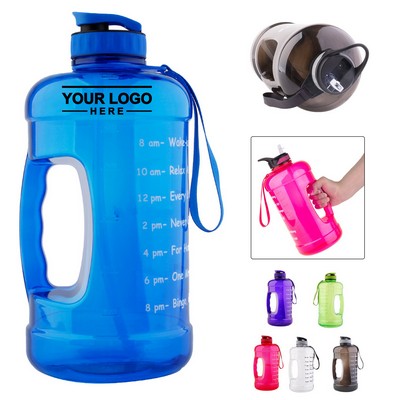 Half-Gallon Sports Water Bottle with Handle