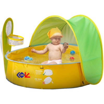 Toddler Pop-Up Pool Beach Tent Set