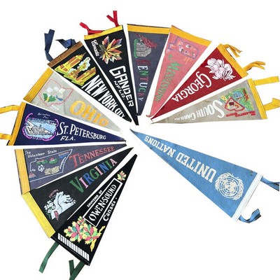 Felt Triangle Pennant Banner Flags, Camp & Tent Decor