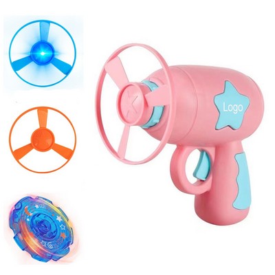 Spinning Top & Flying Disc Launcher Gun