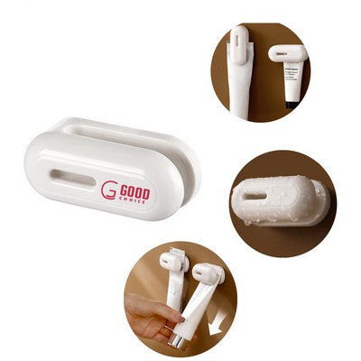 Drill-Free Toothpaste Clip