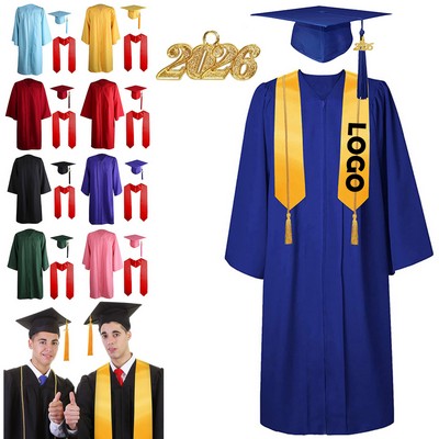Academic Graduation Gown Cap