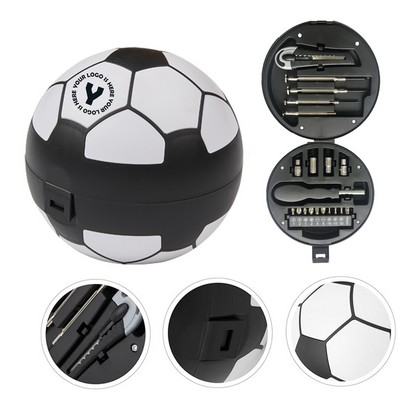 Football Shaped Multi-Head Screwdriver Set