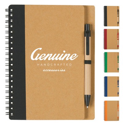 Recycled Notebook with Pen