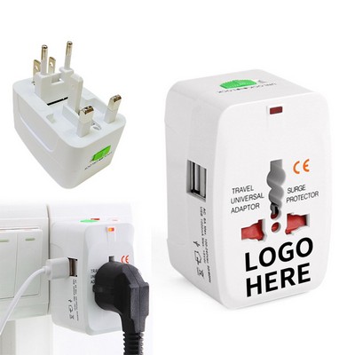 Custom 3" 1-Port Universal Power Charger Adapter