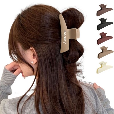 Women Simple Frosted Hair Claw Clip