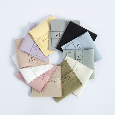 Soft Microfiber Jewelry Pouch with Secure Drawstring Closure
