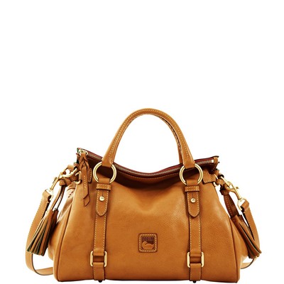 Dooney & Bourke Natural Beige Florentine Small Satchel Bag